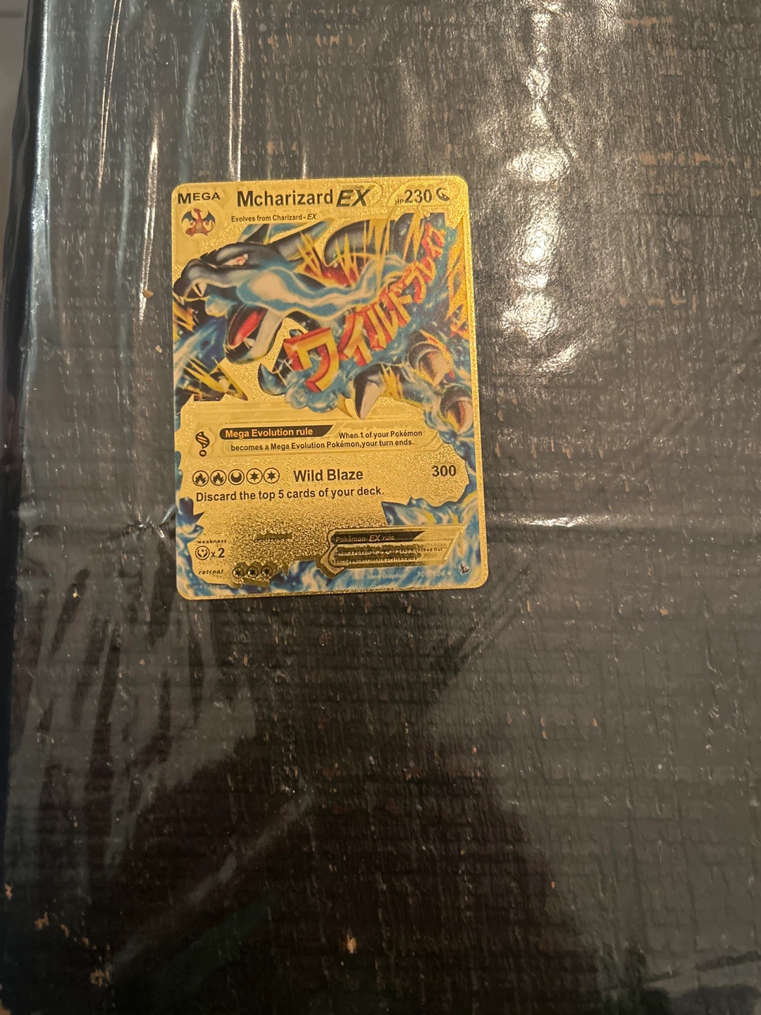 MEGA Charizard EX Gold Card