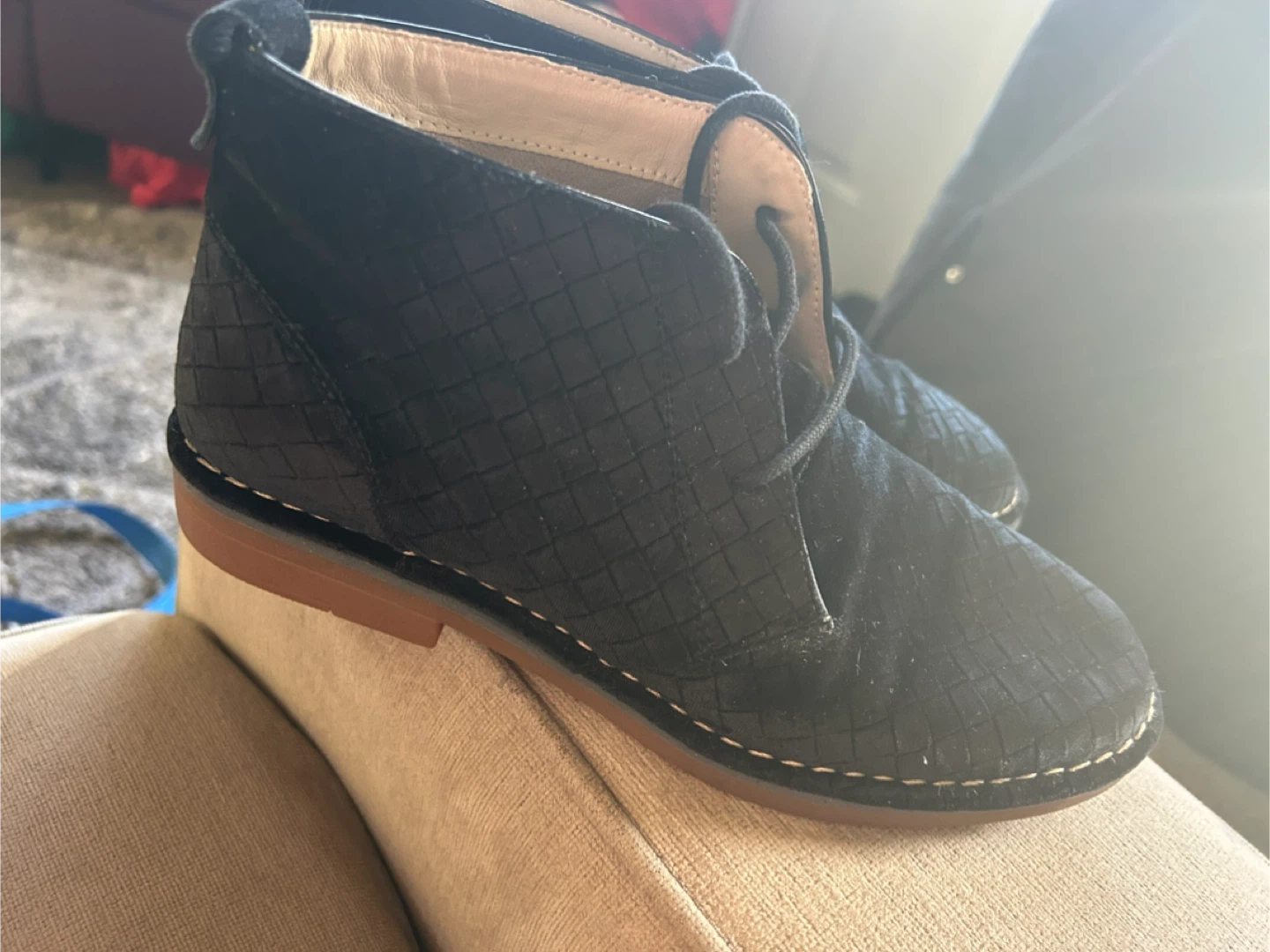 Hush Puppies Black Suede Chukka Boots - photo 3