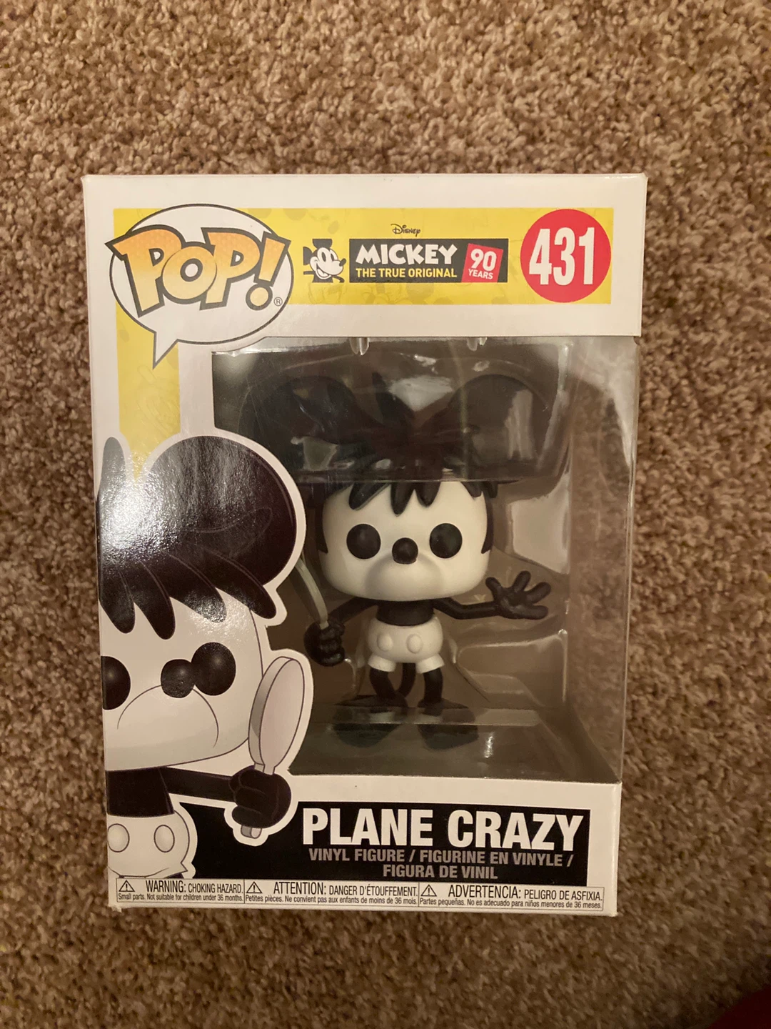 Funko Pop! Disney Plane Crazy Mickey Mouse #431 Vinyl Figure