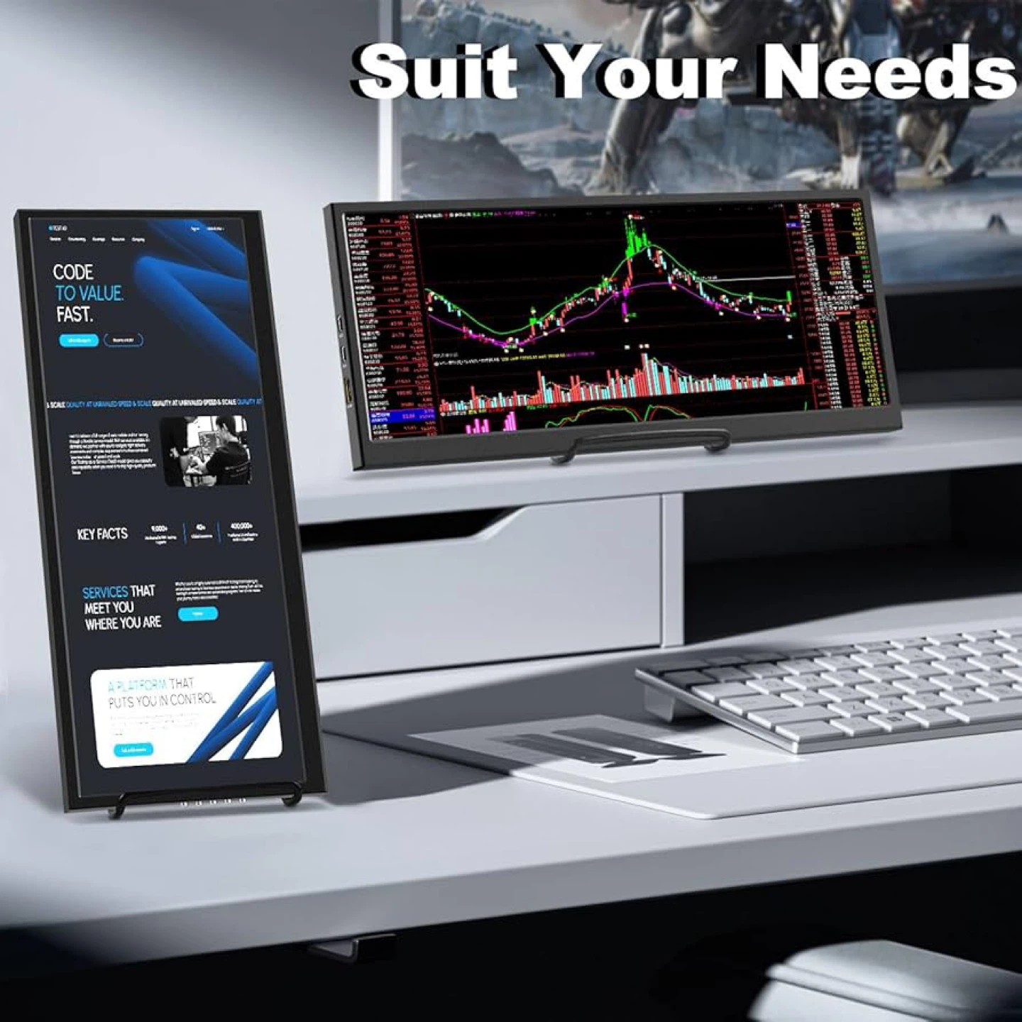 12.3" Touchscreen Portable Monitor - photo 4