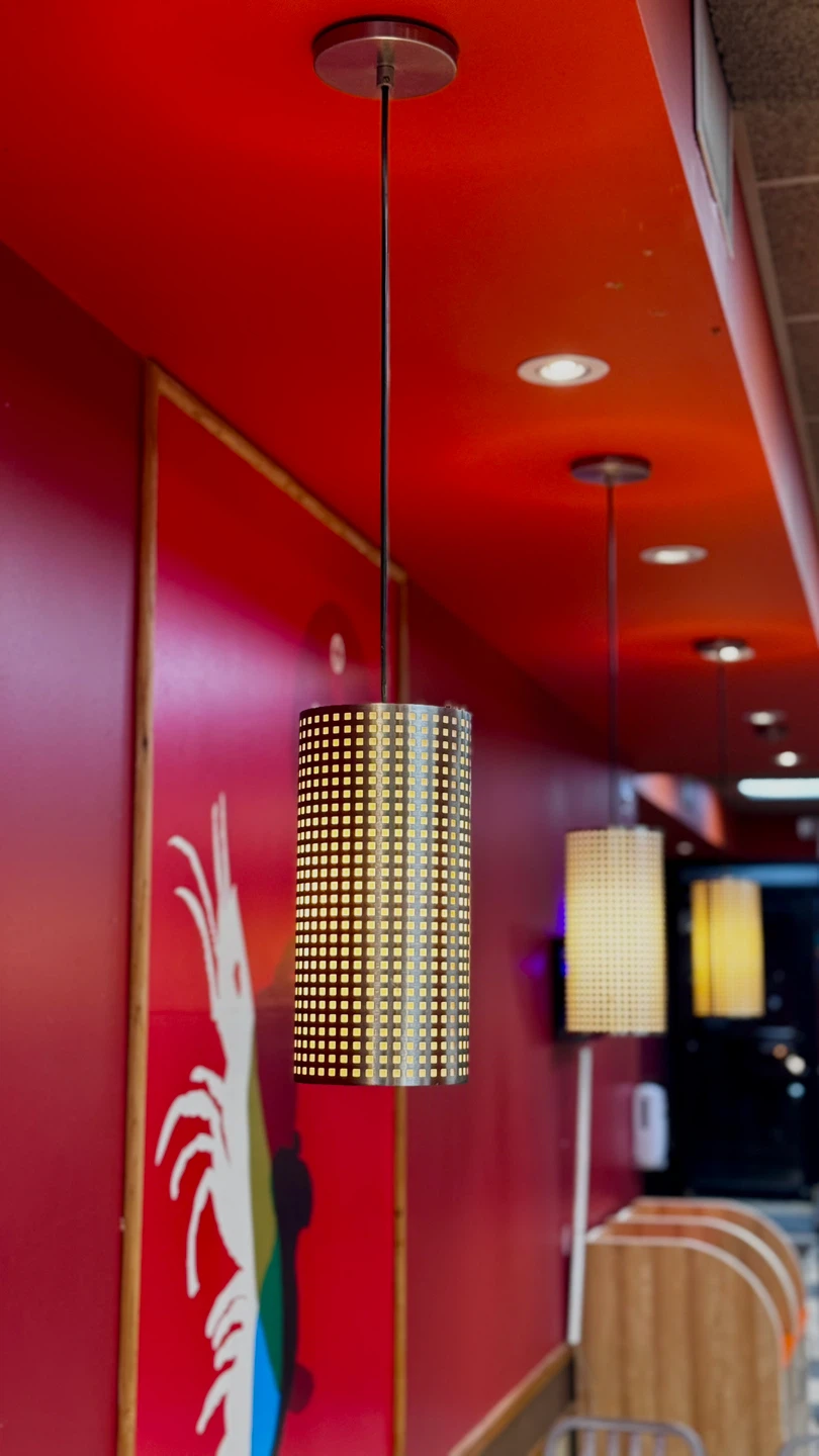Cylindrical Pendant Light Fixture - photo 4