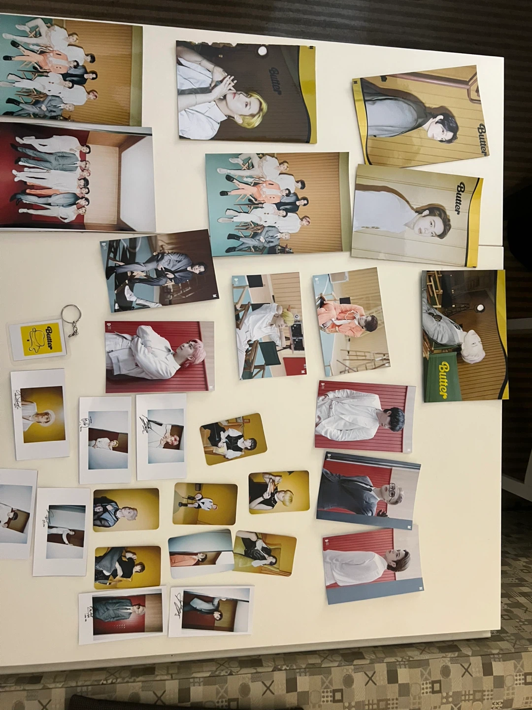 BTS Butter Photocards & Keychain Set