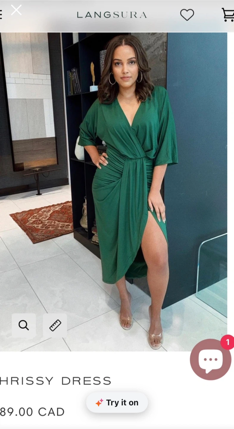 Langsura Chrissy Dress - Green