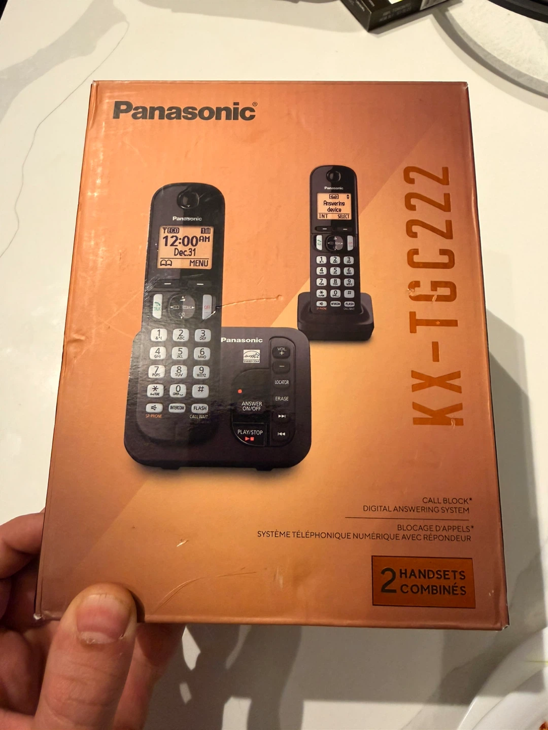 Panasonic KX-TGC222 DECT 6.0 Cordless - 2 Handsets - photo 4