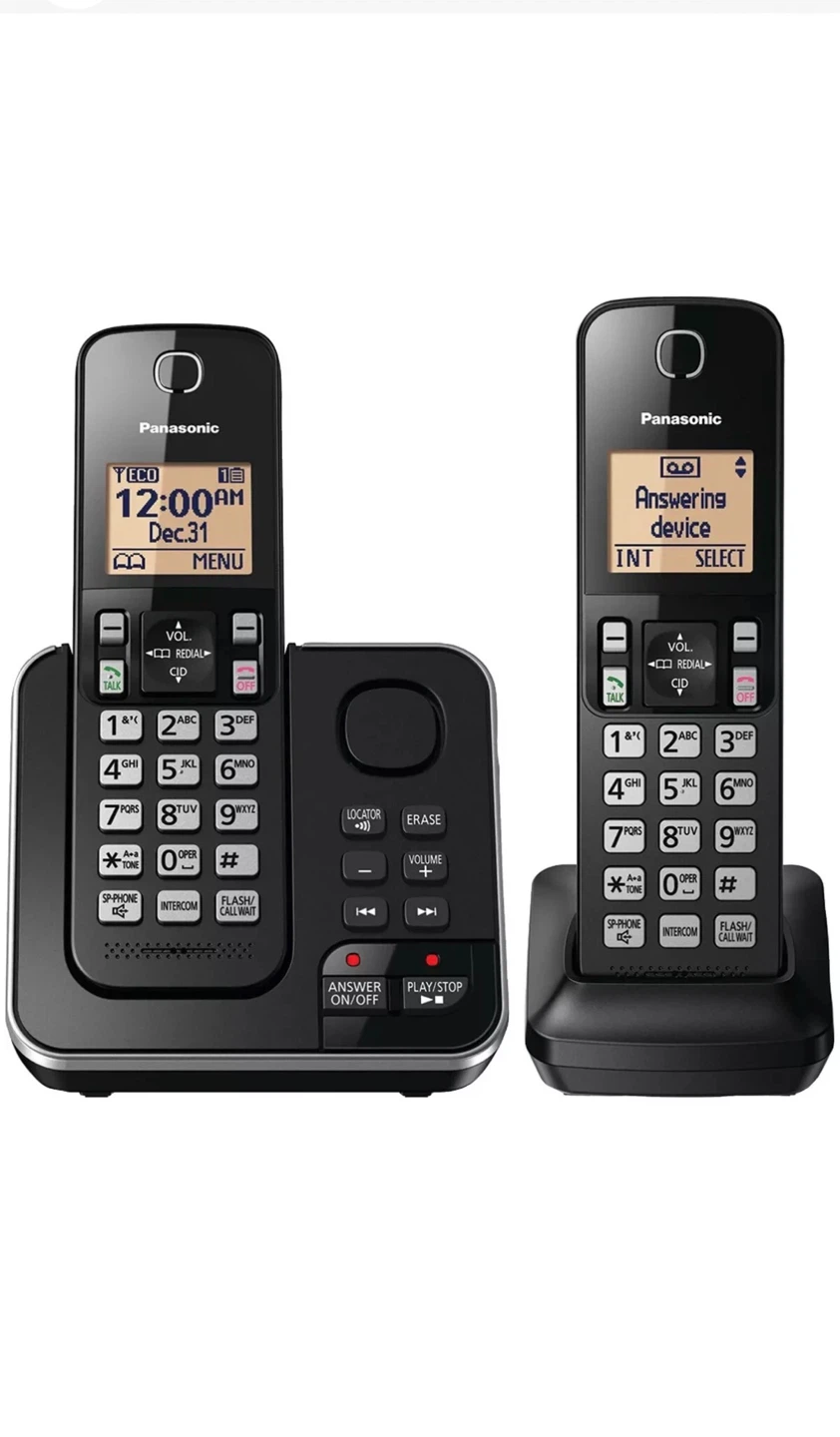 Panasonic KX-TGC222 DECT 6.0 Cordless - 2 Handsets