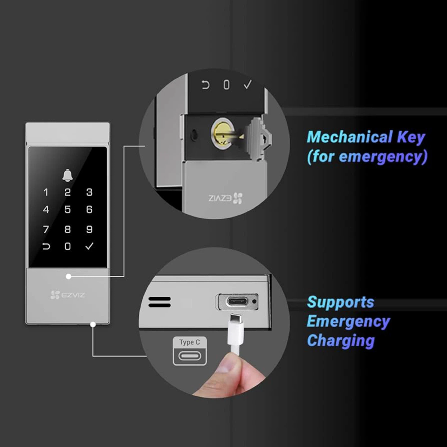 EZVIZ DL04 Smart Lock - photo 3