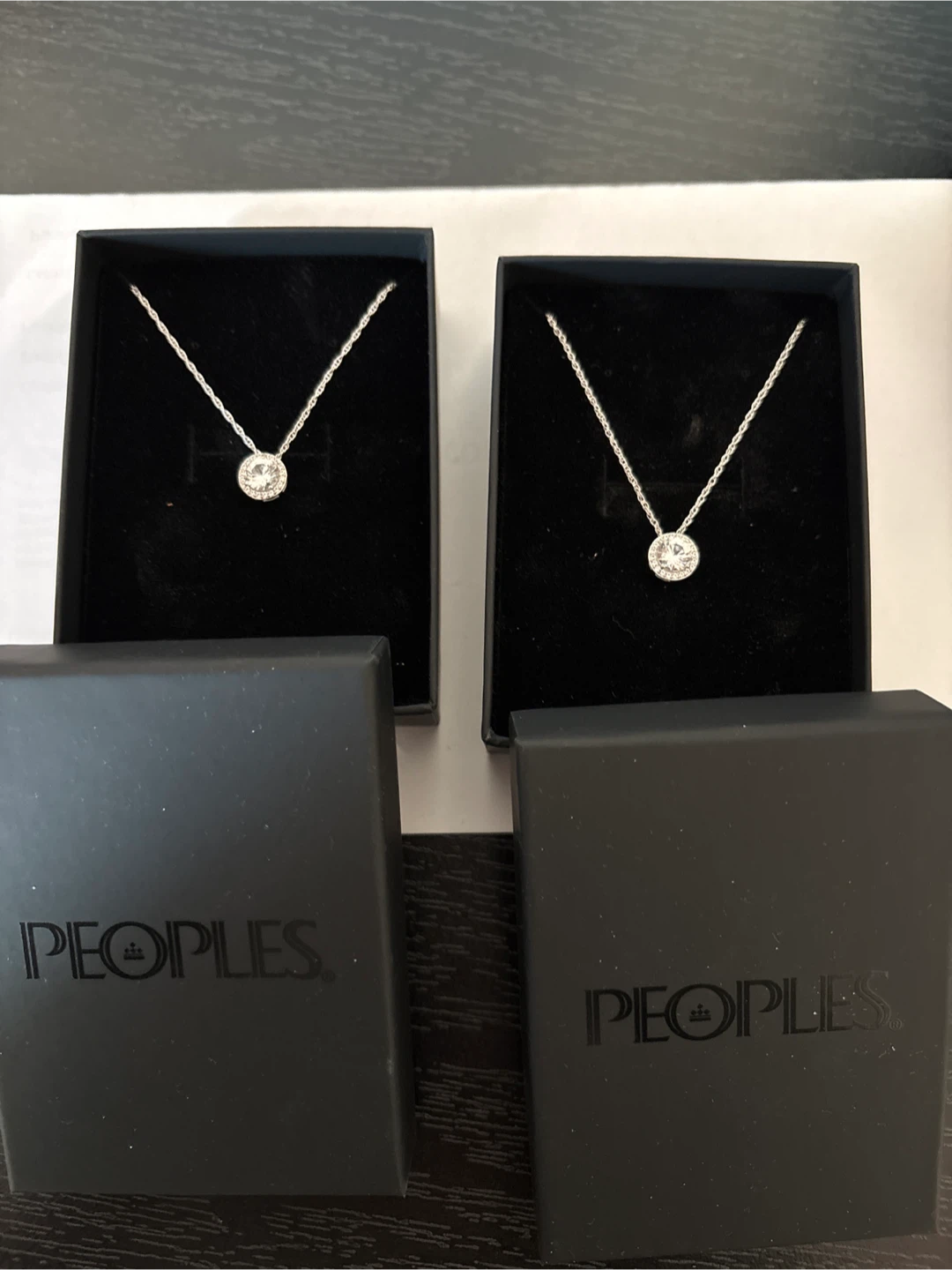 Peoples Silver Chain Necklace with Pendant