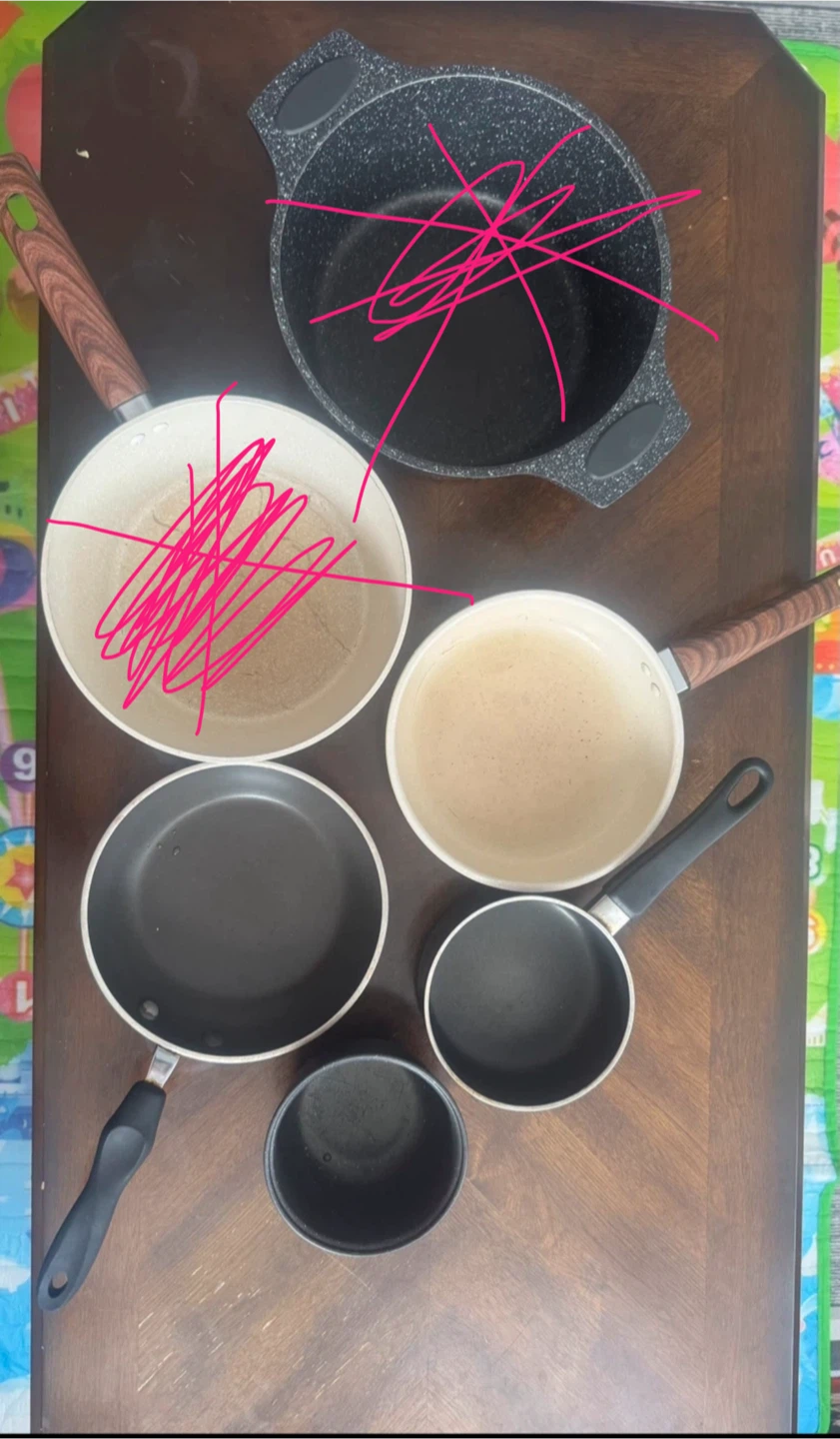 Assorted Pots and Pans Set