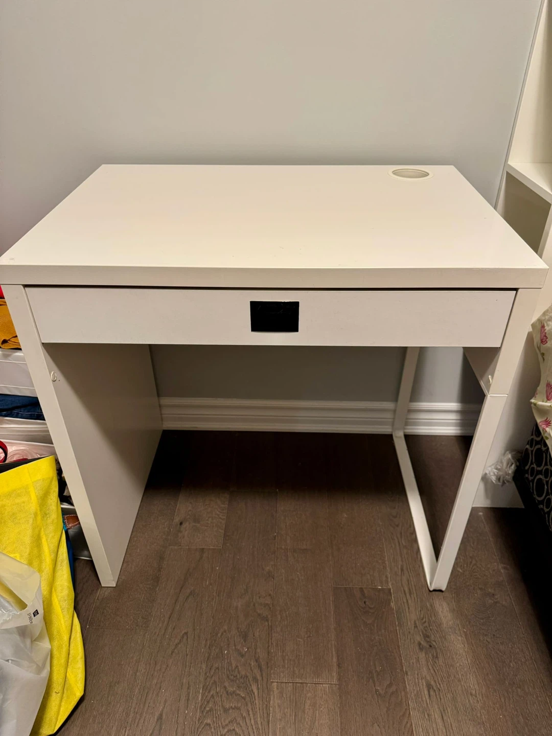 IKEA White computer Desk with Drawer