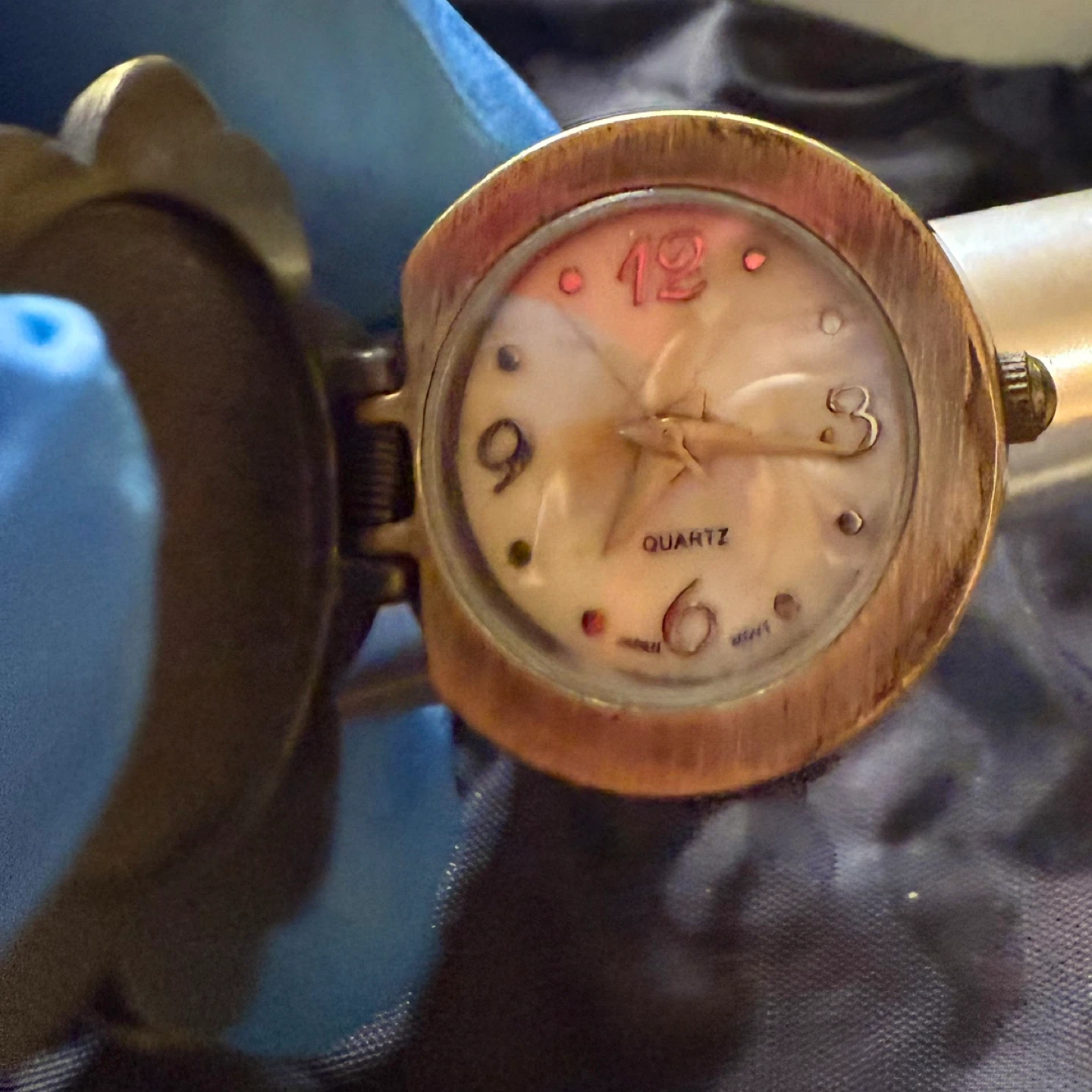 Women's Quartz Ring Watch - Floral Design - photo 4