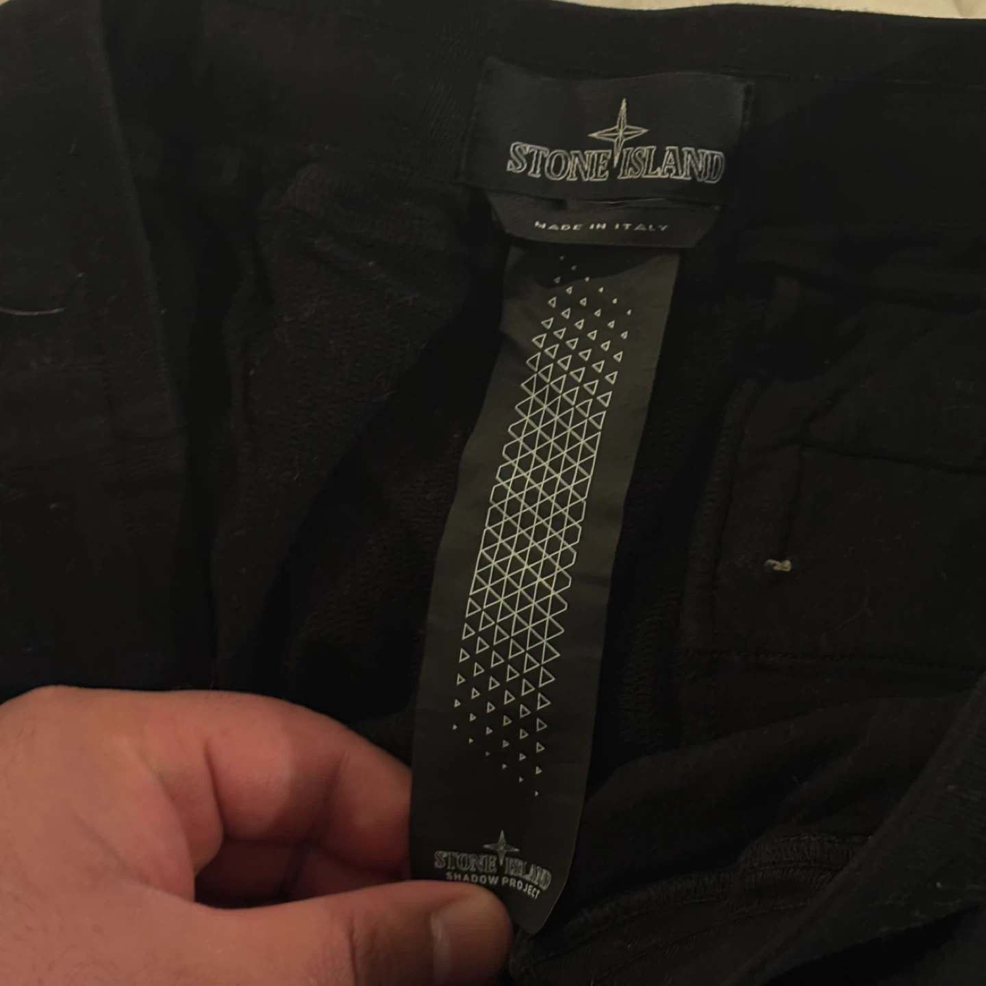Stone Island Shadow Project Black Cargo Shorts - photo 3