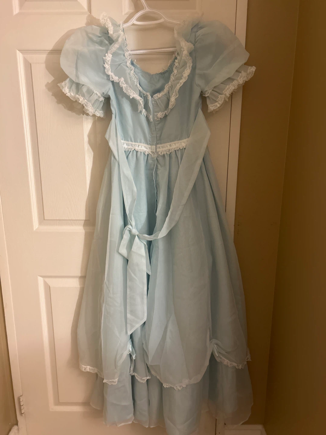 Mint green Lace Trimmed Vintage Dress Size S - photo 2