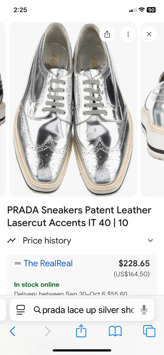 NEW PRADA LEATHER SHOES SIZE - 6 - photo 2