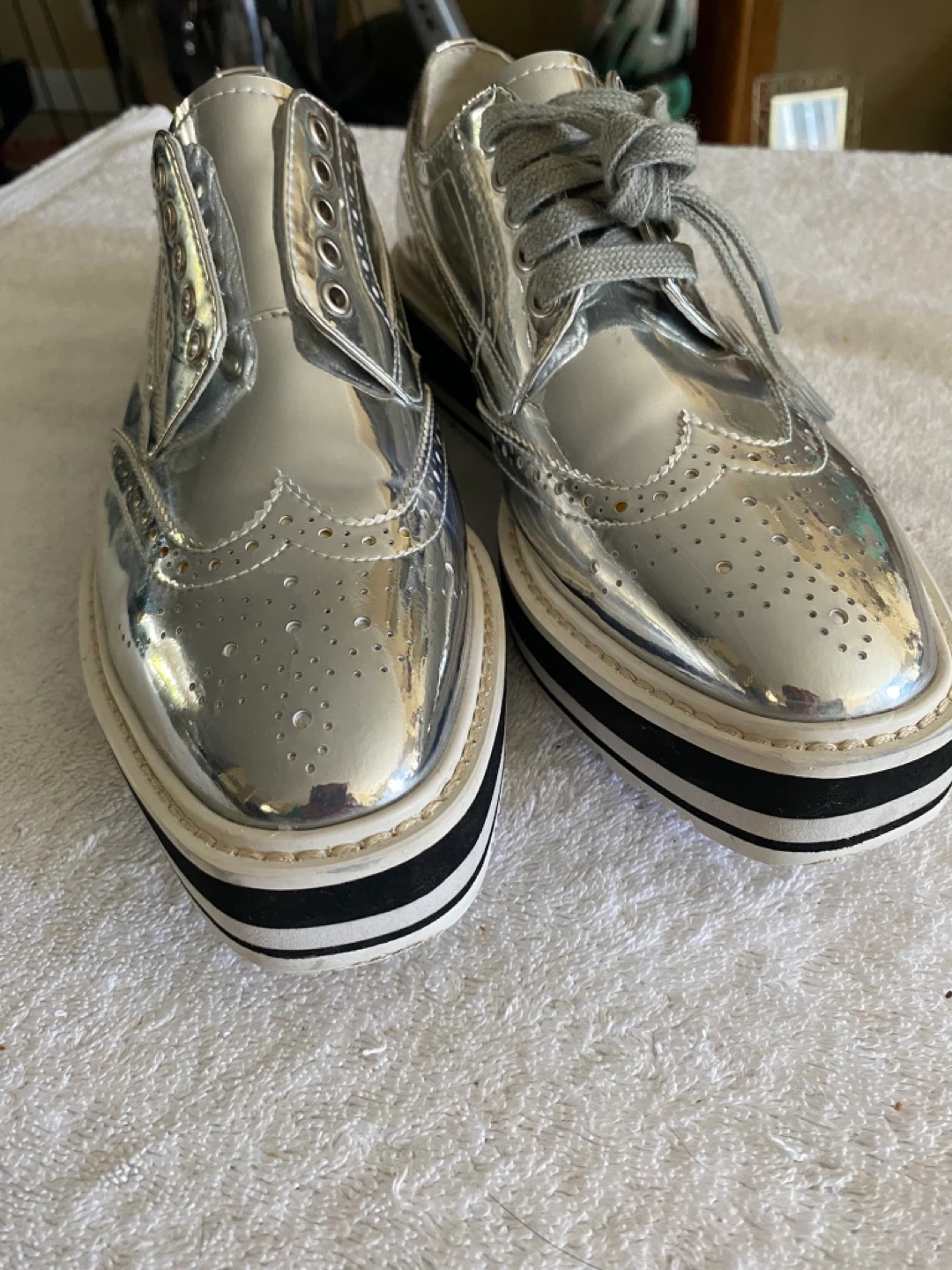 NEW PRADA LEATHER SHOES SIZE - 6 - photo 5