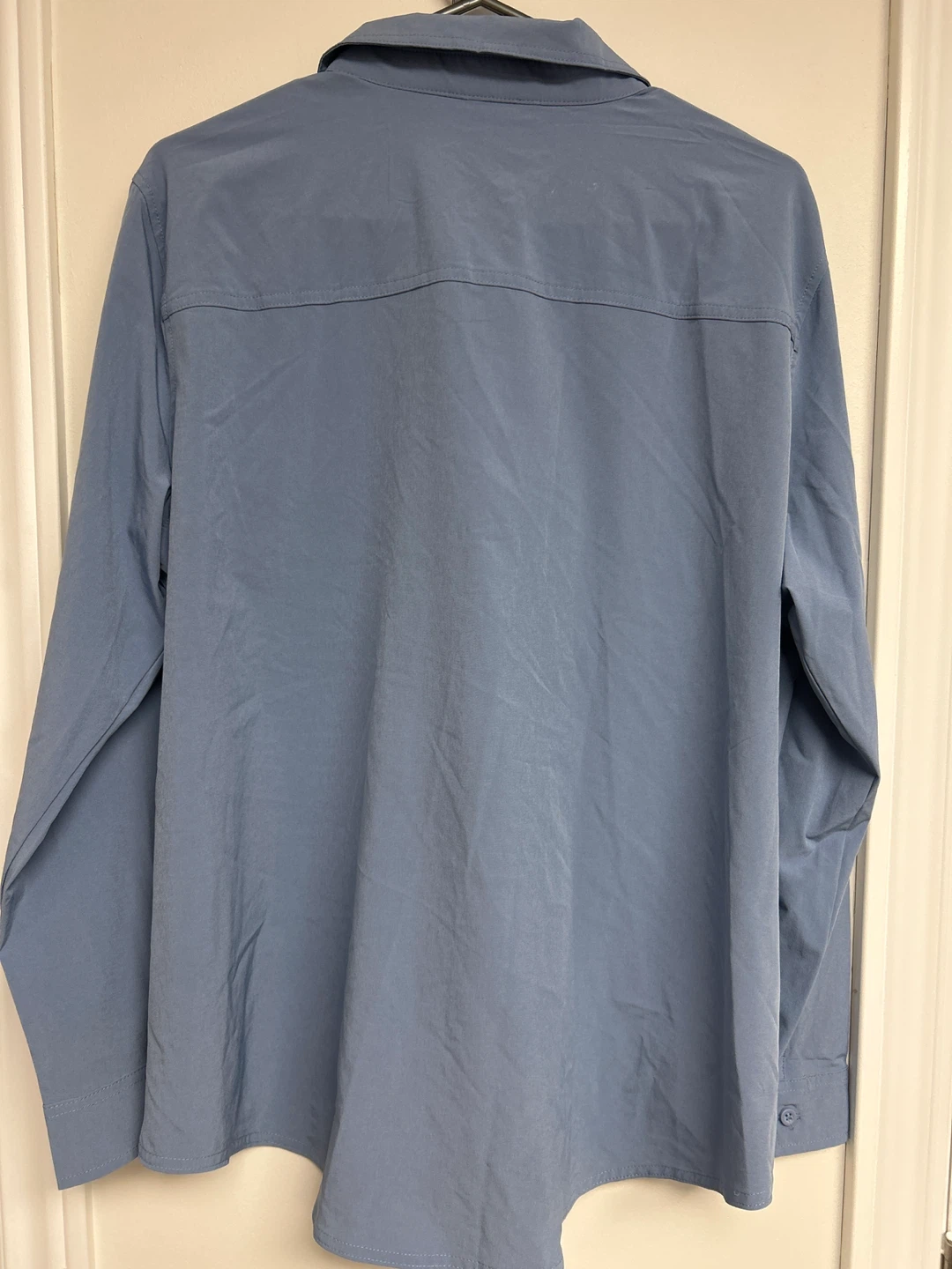 Eddie Bauer Women's Classic Fit Blue Long Sleeve Shirt XL - photo 3