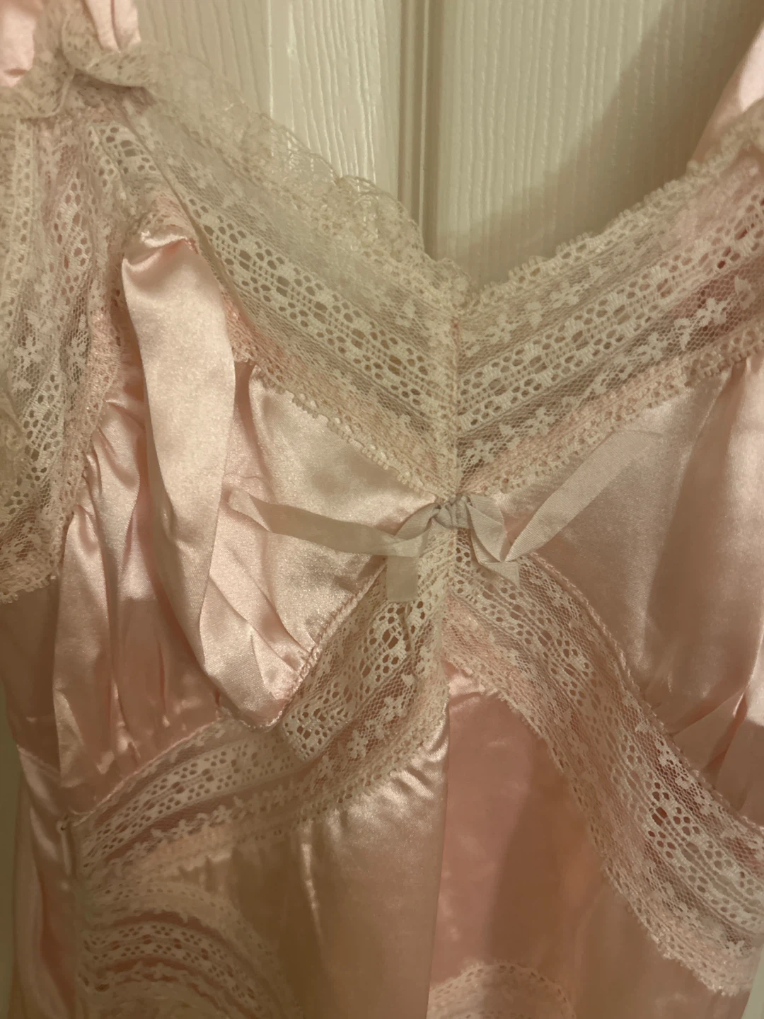 Vintage Satin Nightgowns - Pink and Blue - photo 4