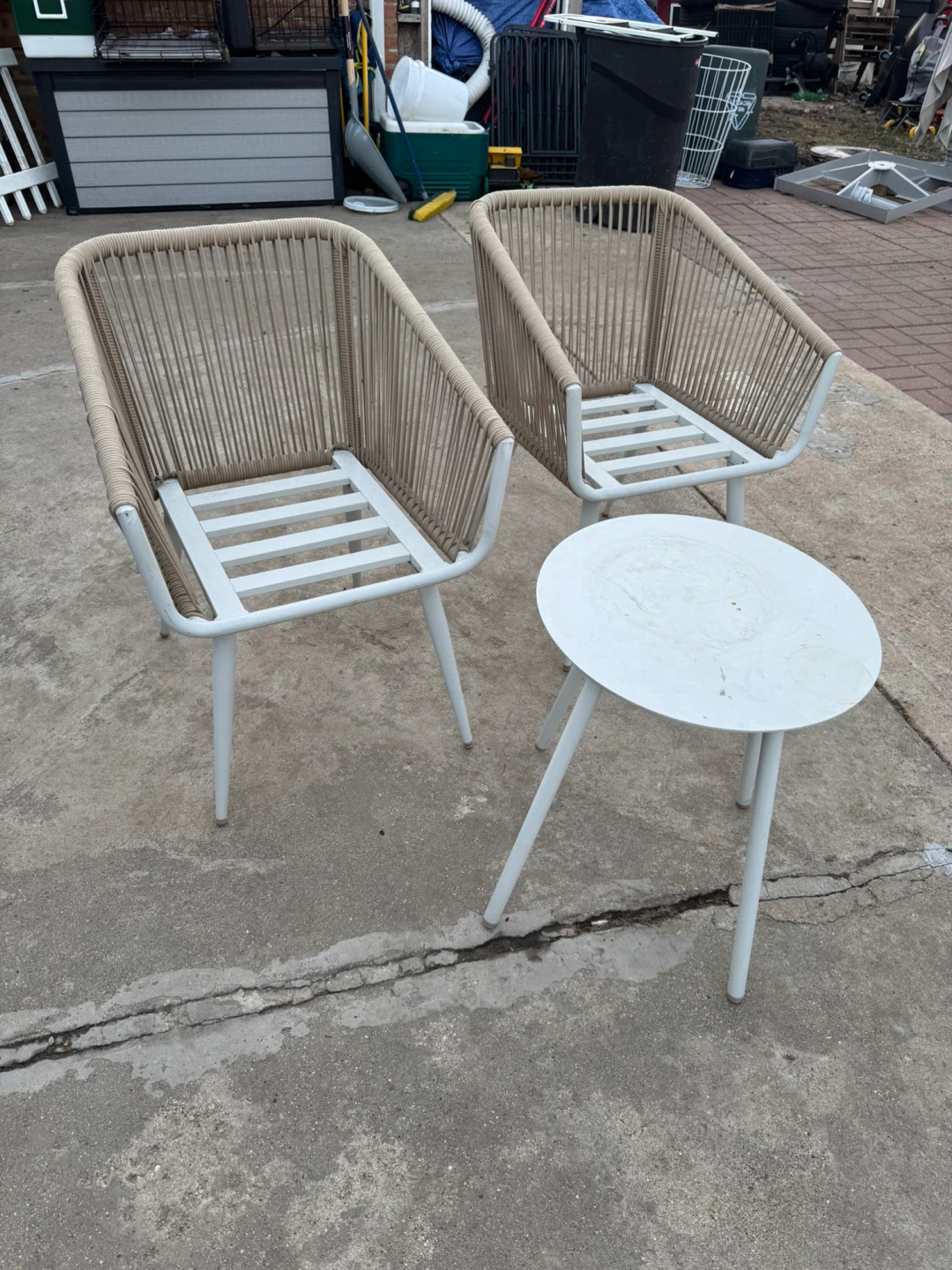 Outdoor Patio Chairs and Table Set - photo 2