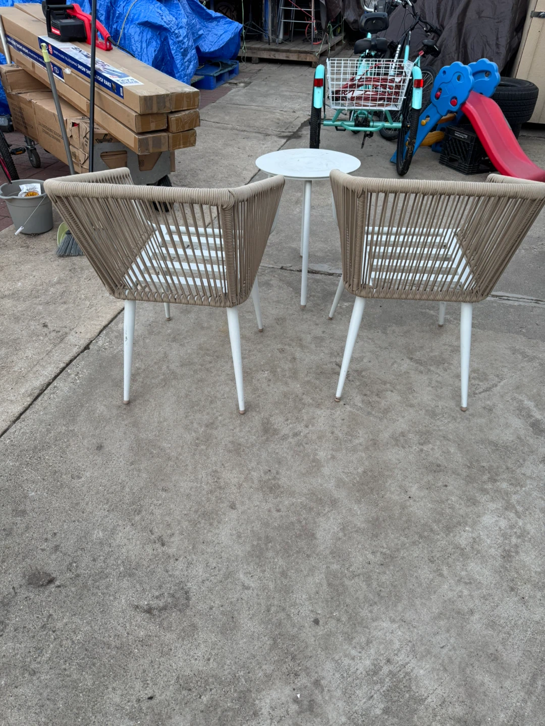 Outdoor Patio Chairs and Table Set - photo 3