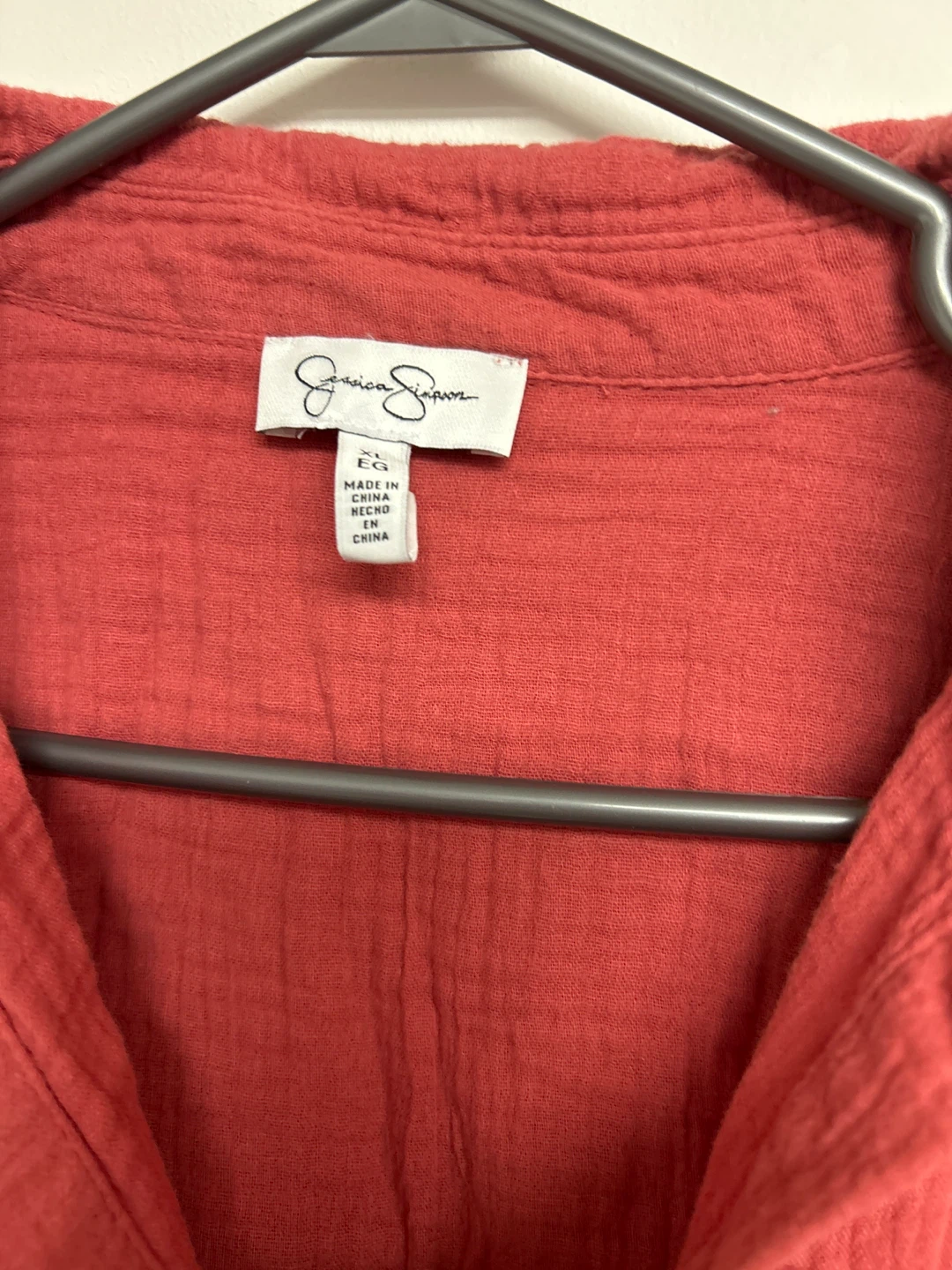 Jessica Simpson Gauze Button-Up Shirt - XL - photo 2