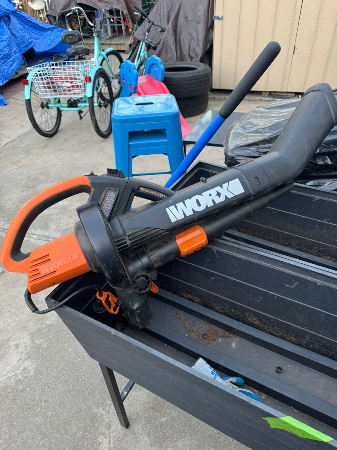 WORX TRIVAC WG509 12 Amp All-in-One Blower Mulcher - photo 2