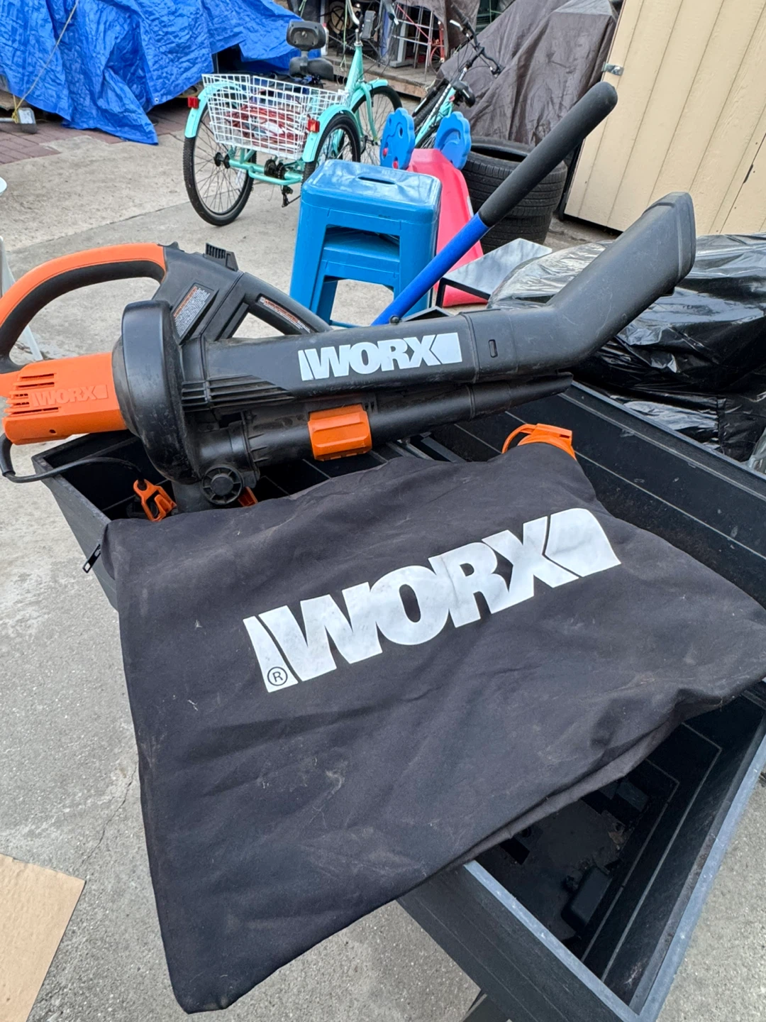 WORX TRIVAC WG509 12 Amp All-in-One Blower Mulcher - photo 3