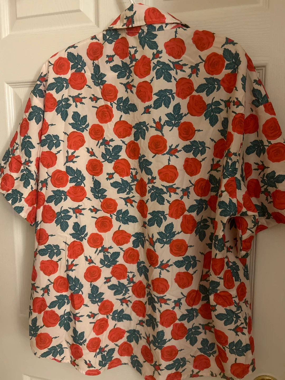 Floral Short Sleeve Button-Up Shirt - photo 3
