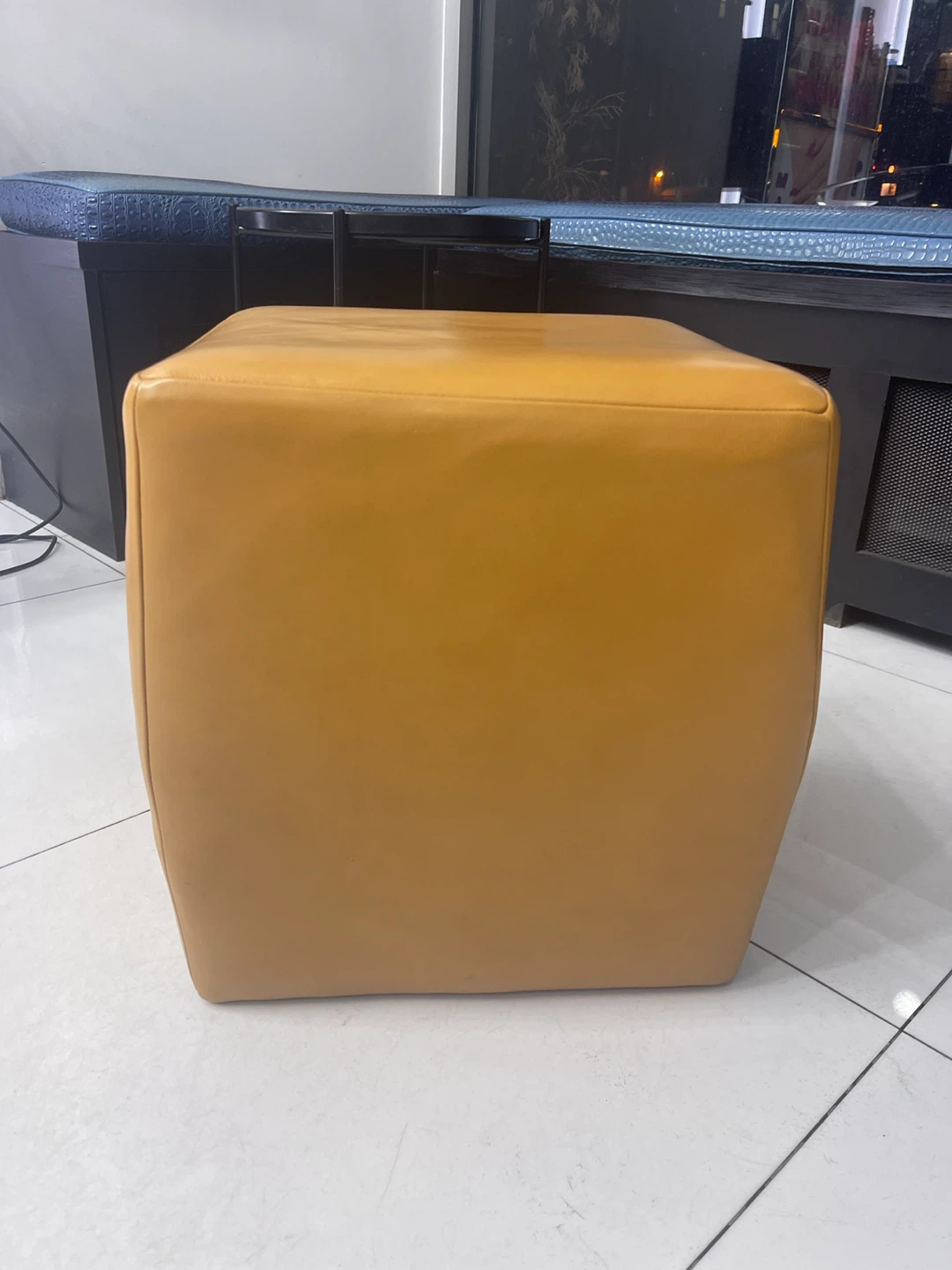 Cube Ottoman Footstool - photo 2