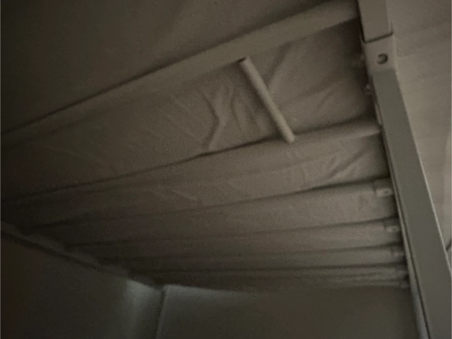 White Metal Twin Bed Frame Headboard - photo 2