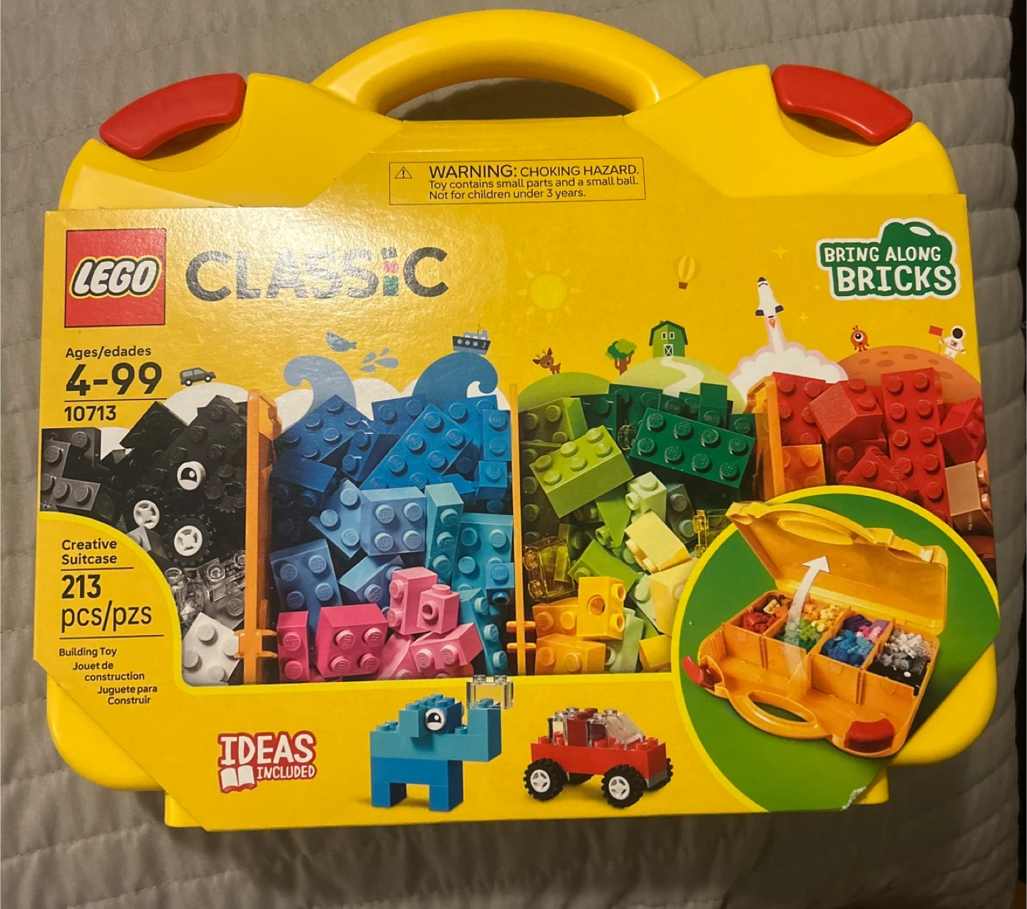 LEGO Classic Creative Suitcase Building Toy 213 pcs