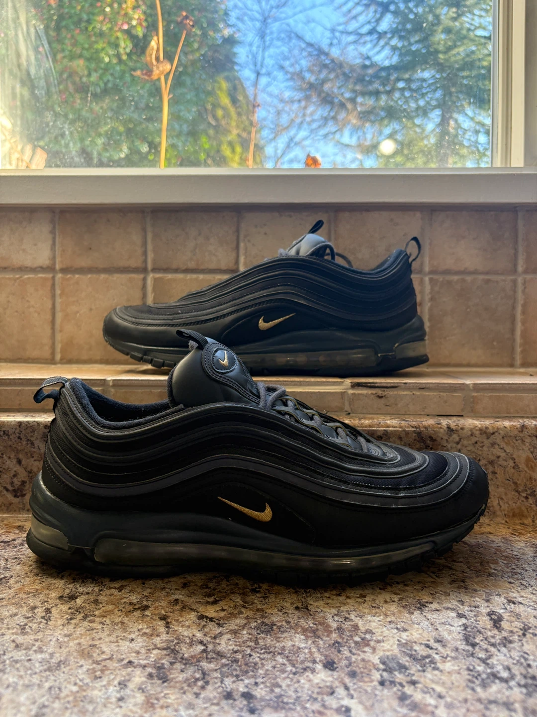 Nike Air Max 97 Black Gold Sneakers
