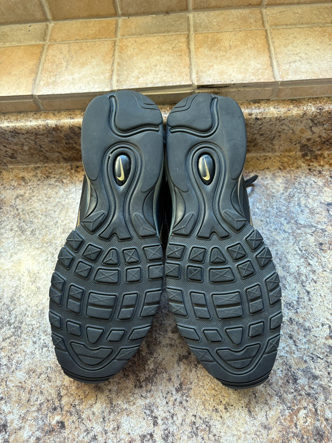 Nike Air Max 97 Black Gold Sneakers - photo 5