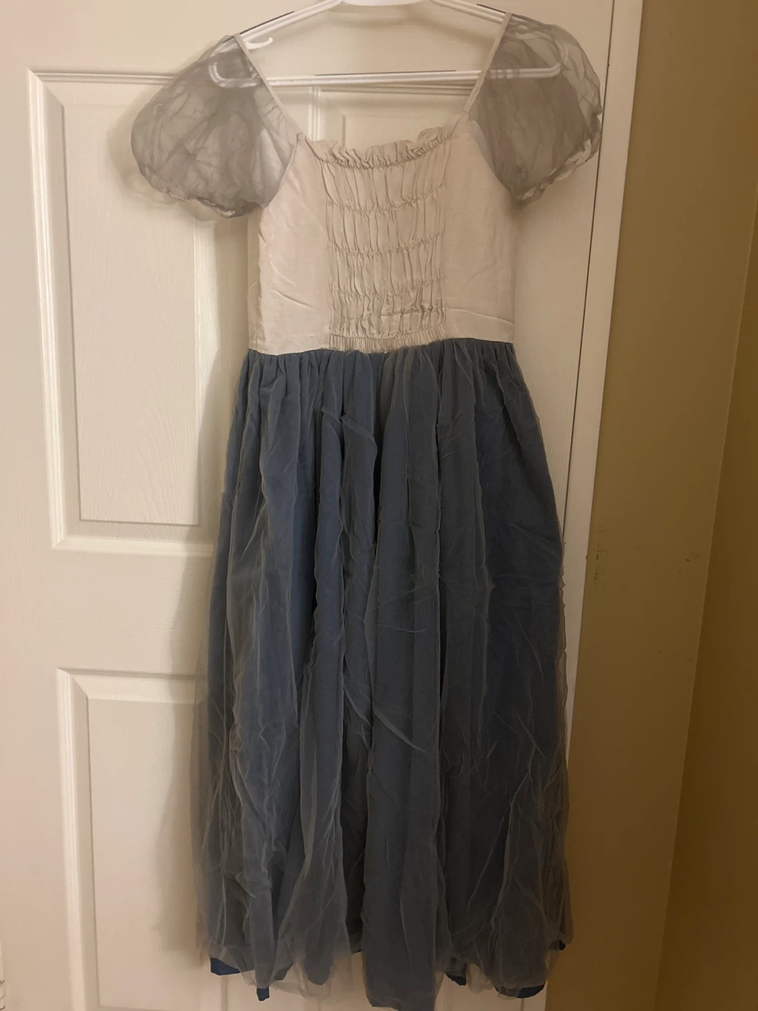 Women's Blue and Cream Tulle Dress size S - photo 2