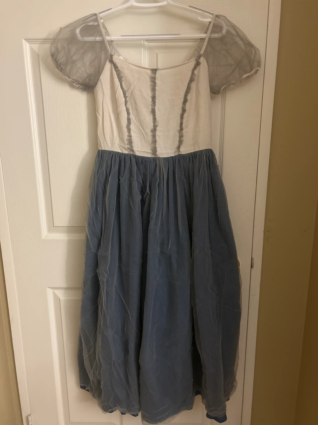 Women's Blue and Cream Tulle Dress size S