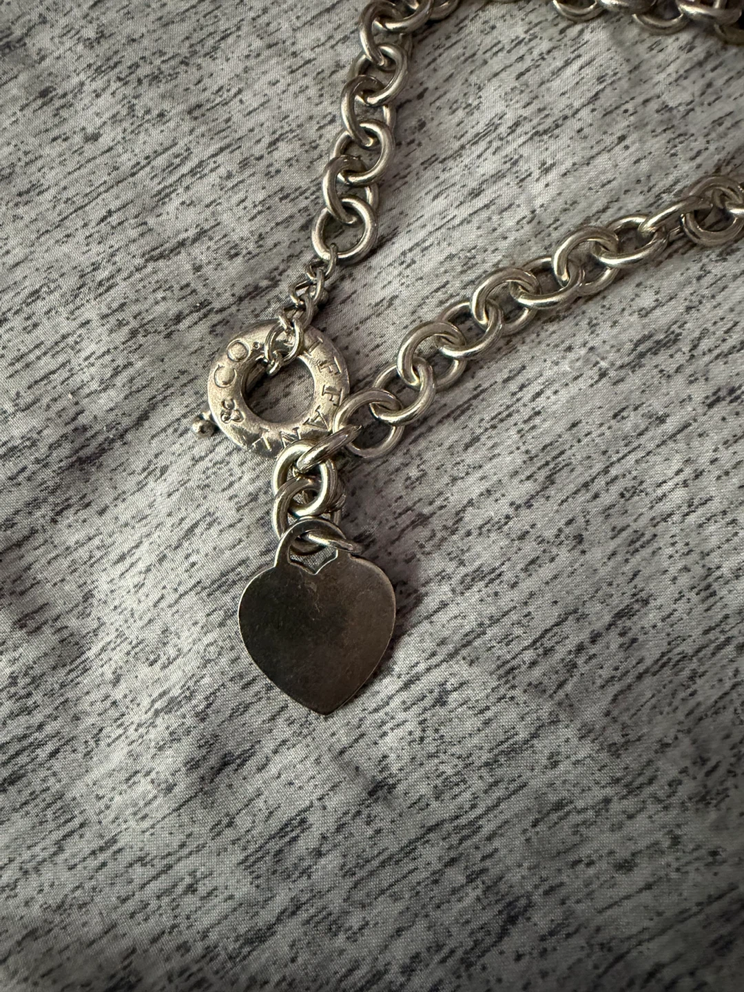Tiffany & Co. Sterling Silver Heart Tag Toggle necklace - photo 3