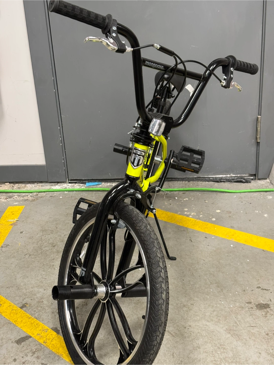 Mongoose Knight Fire BMX Bike - Yellow