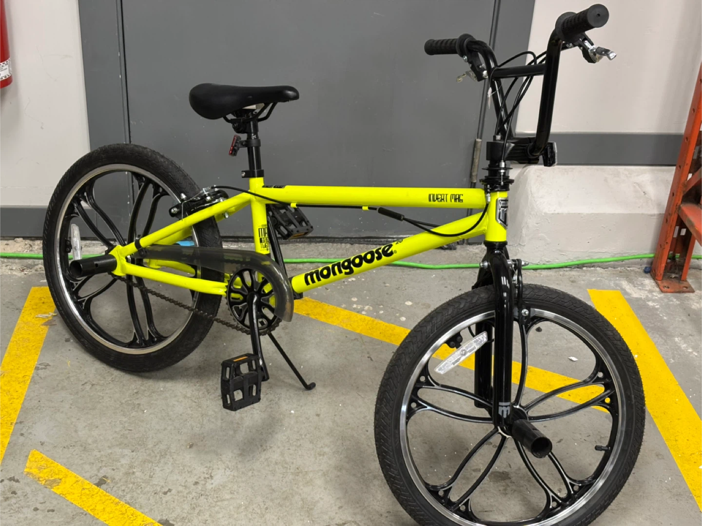 Mongoose Knight Fire BMX Bike - Yellow - photo 3
