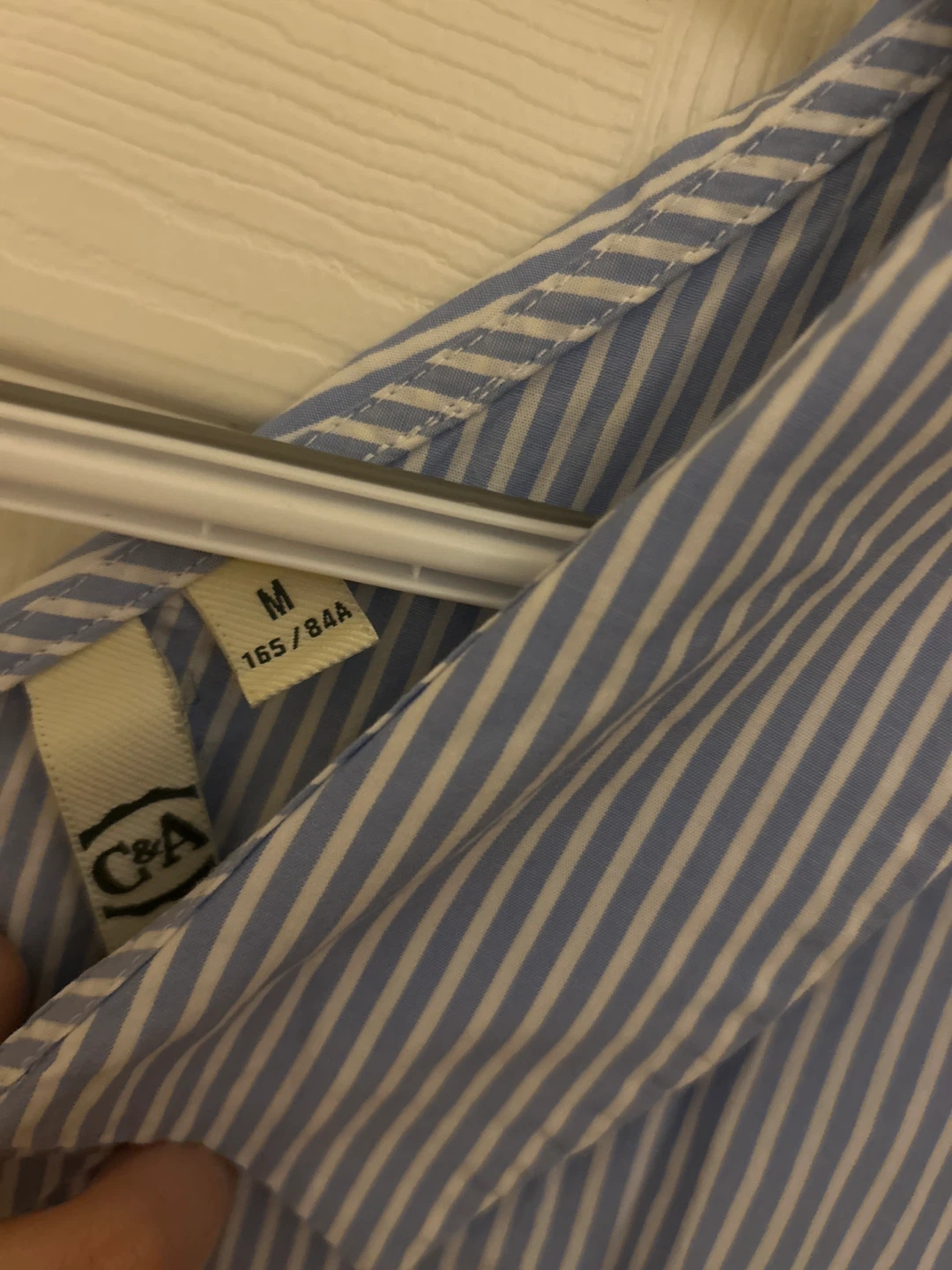 C&A Blue and White Striped Dress - Size M - photo 3
