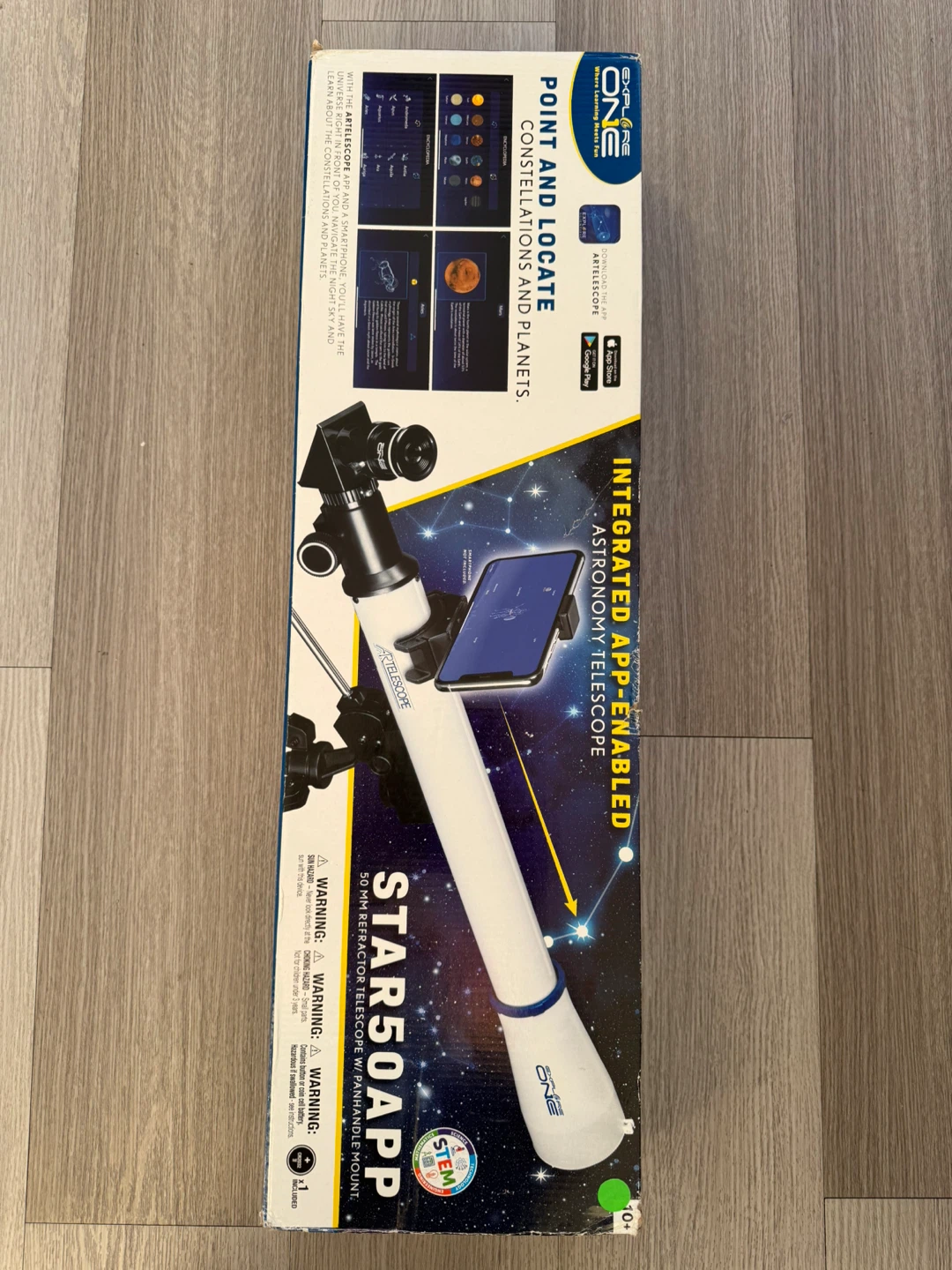 Explore ONE Star50APP Integrated App-Enabled Astronomy Telescope