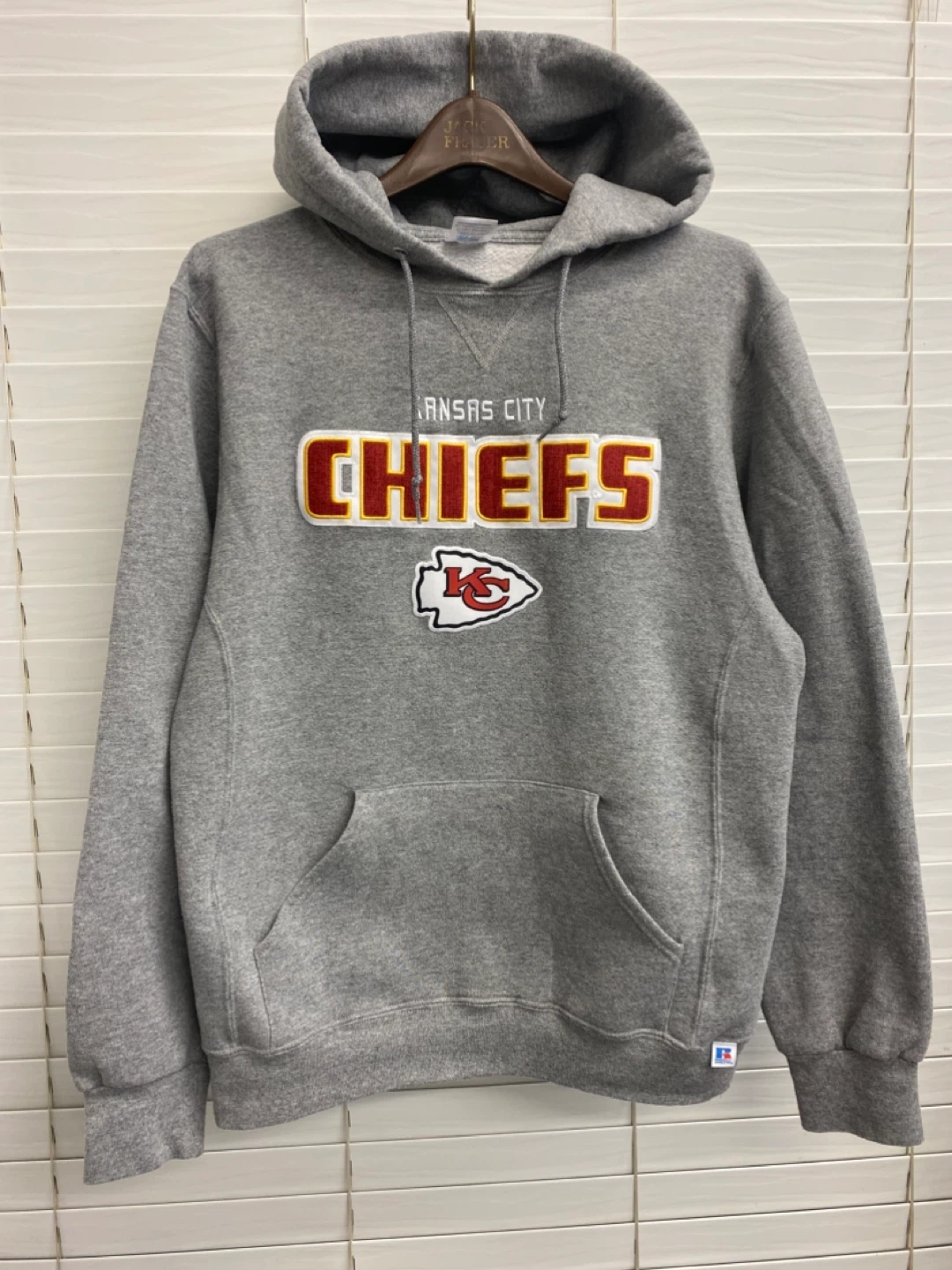 Russell Athletic Kansas City Chiefs Hoodie - Grey - Medium - photo 2