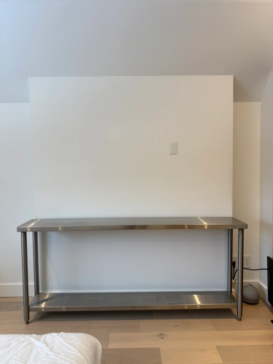 Stainless Steel throughout Console Table with Shelf - photo 4