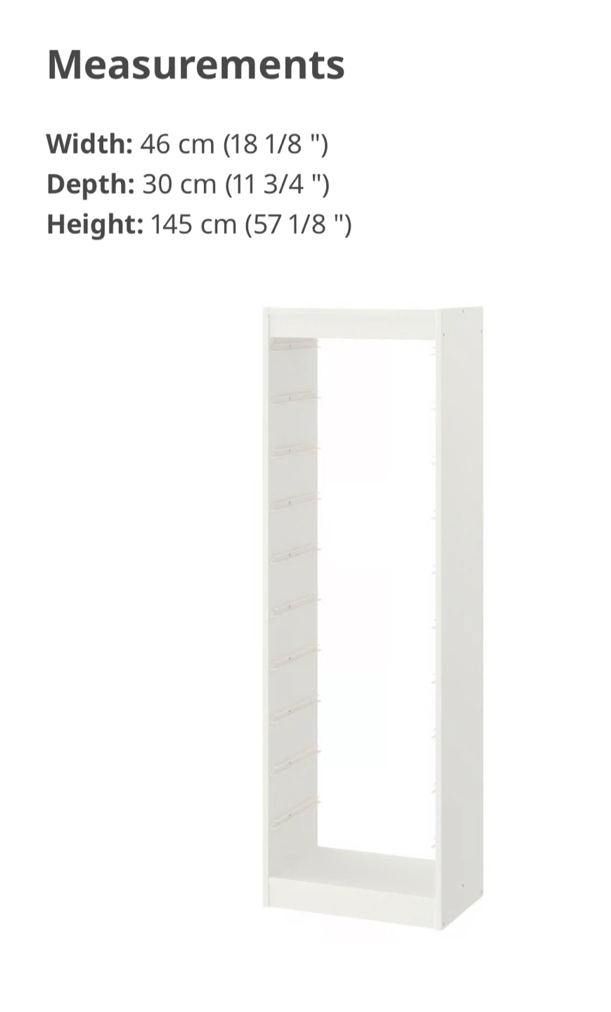 IKEA TROFAST Storage Unit with 4 Bins - photo 4