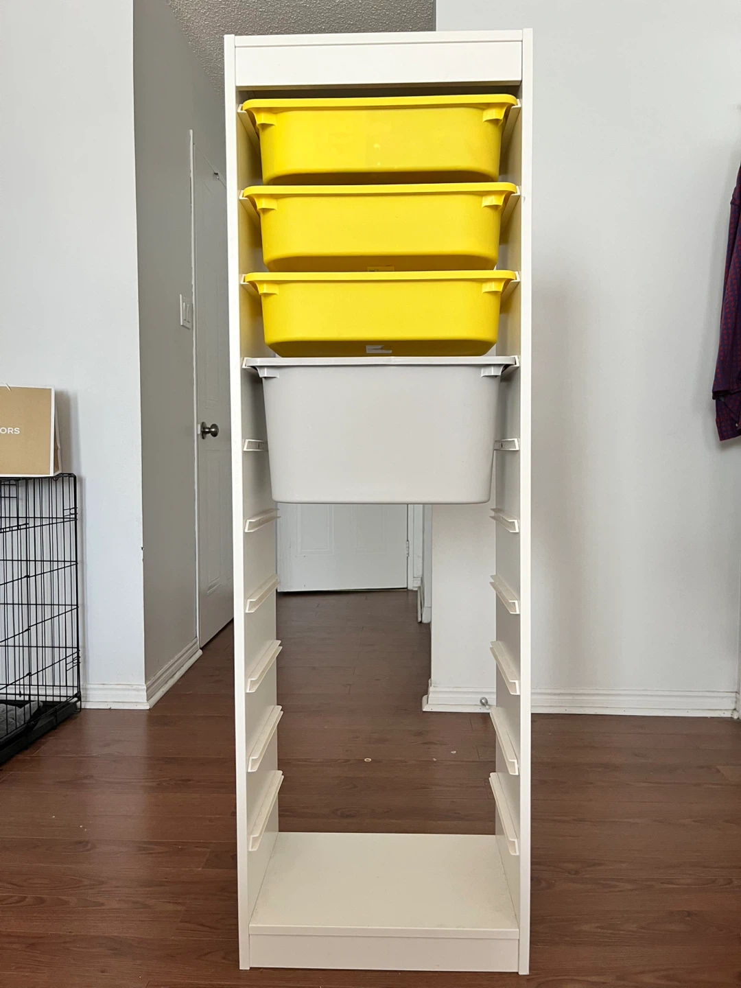IKEA TROFAST Storage Unit with 4 Bins