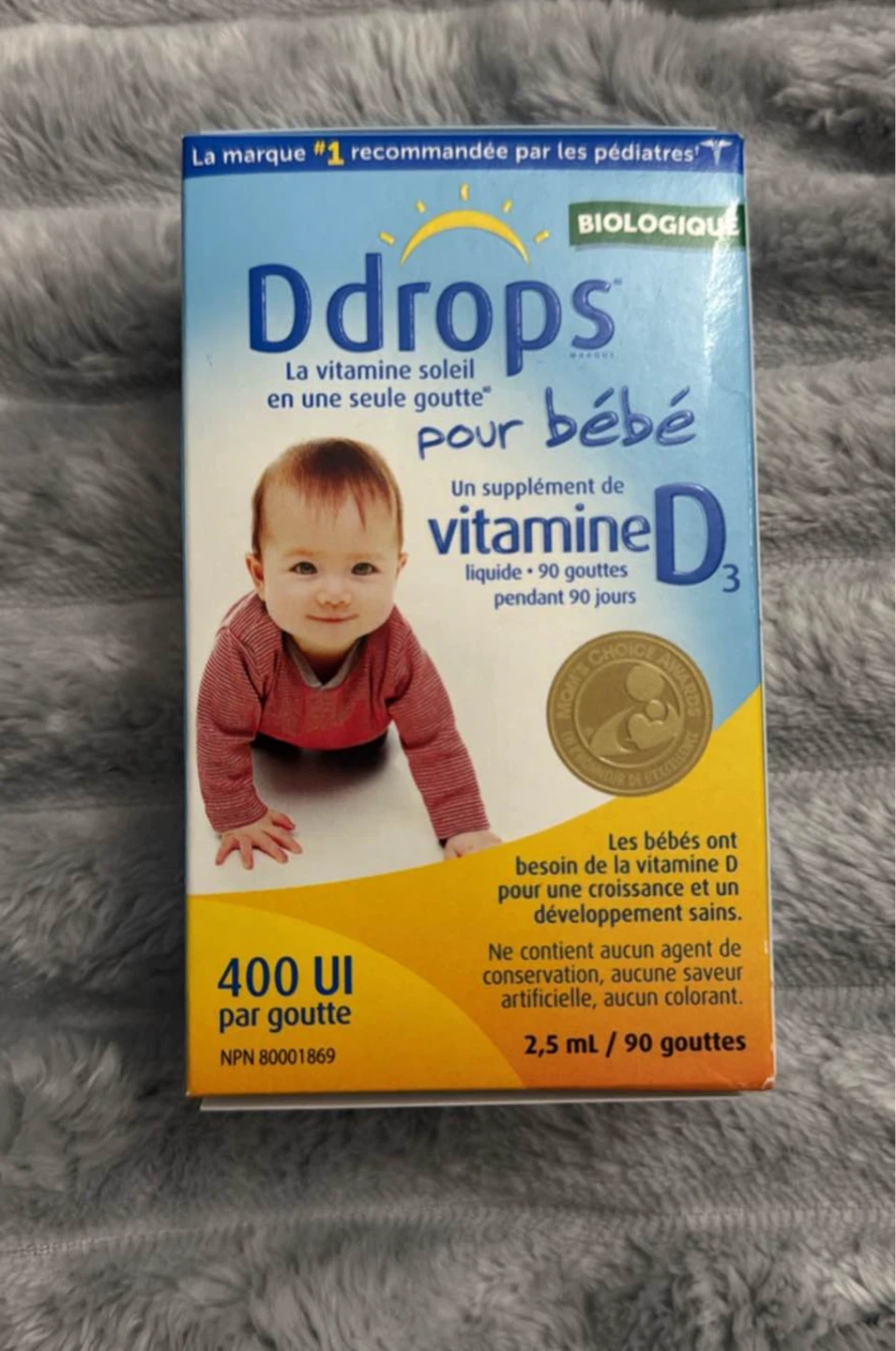 Ddrops Vitamin D Supplement for Baby - 400 IU per drop