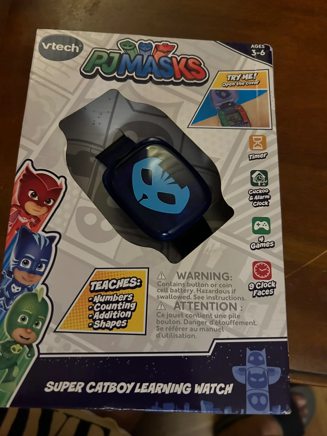 VTech PJ Masks Super Catboy Learning Watch