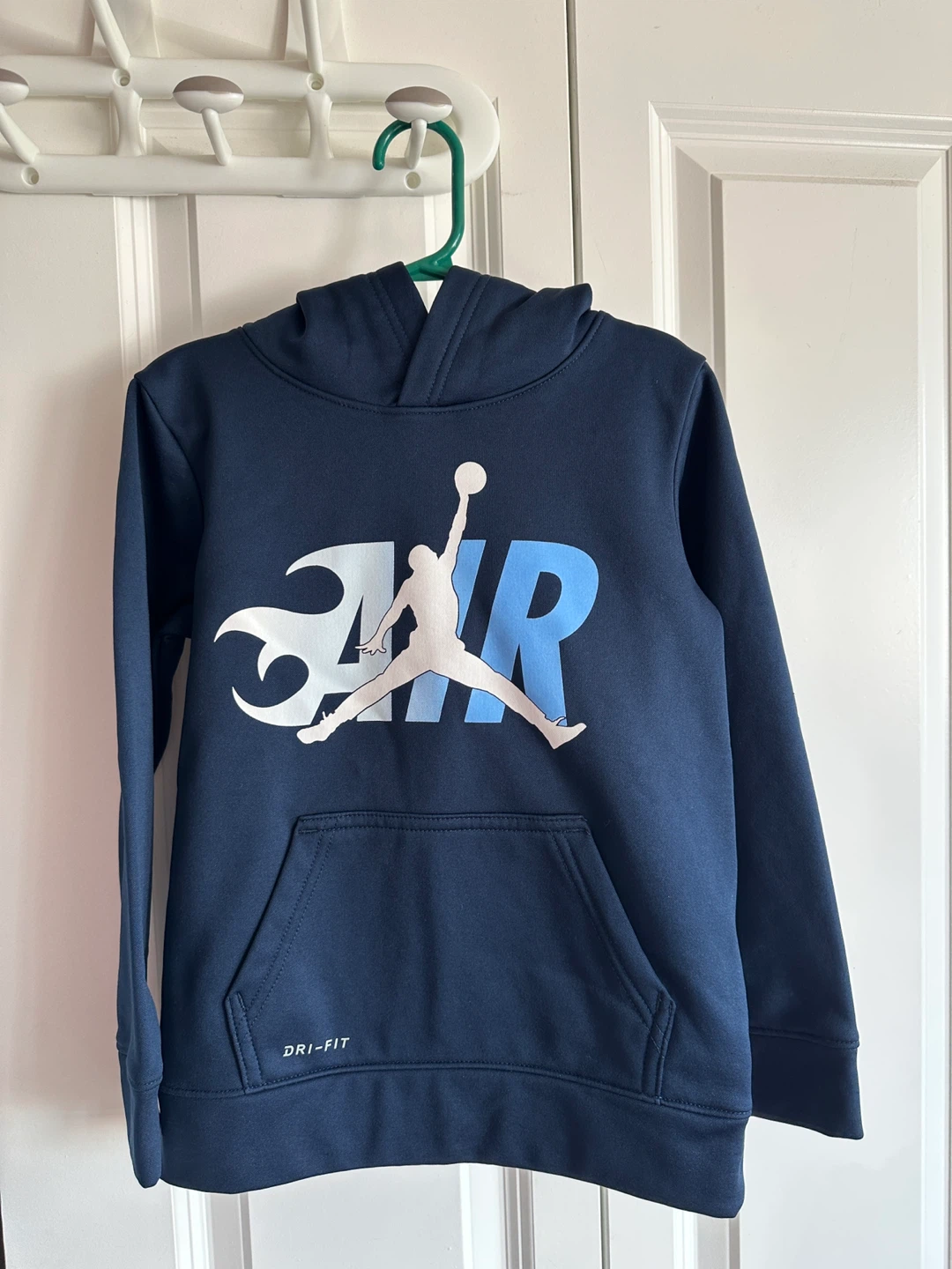 Jordan Brand Dri-FIT Navy Blue Hoodie - Size S (4-5 YRS)