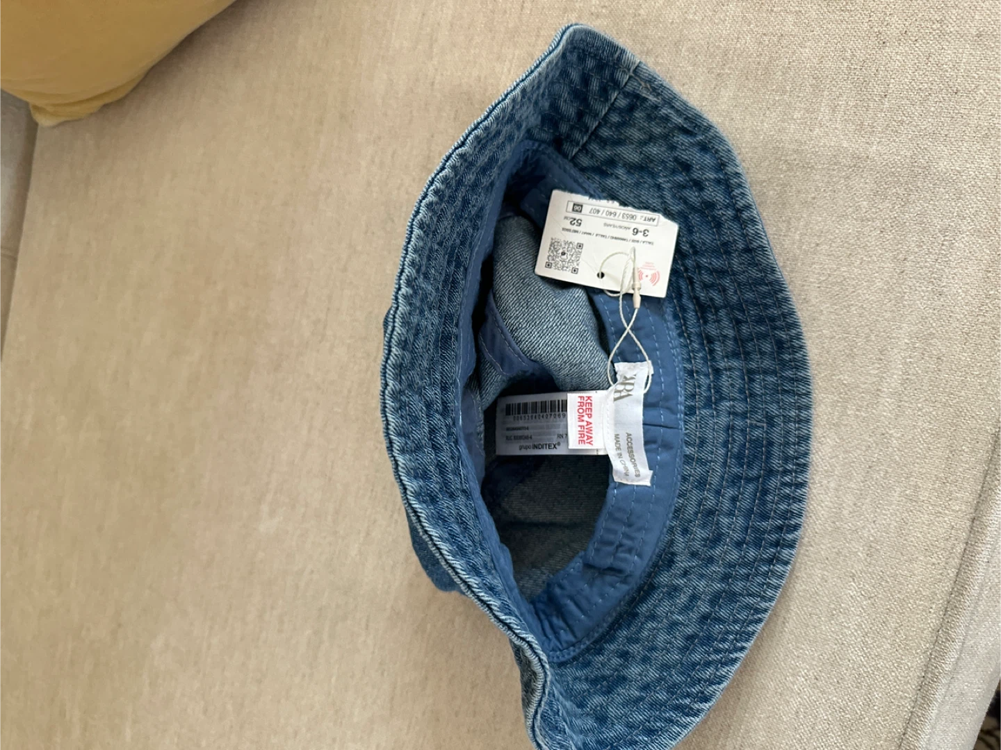 Zara Denim Bucket Hat - photo 2