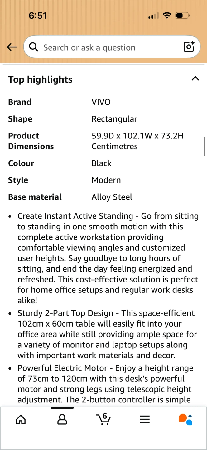 Electric Height Adjustable Stand Up Desk - photo 3