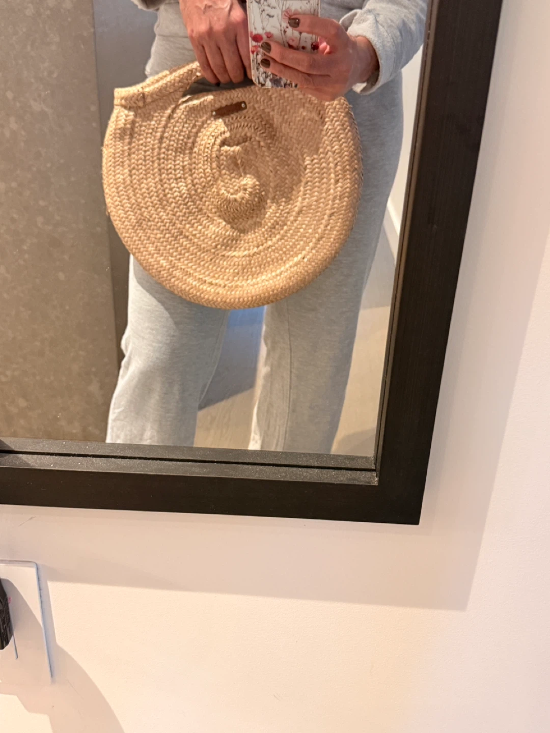 Natural Straw Round Bag