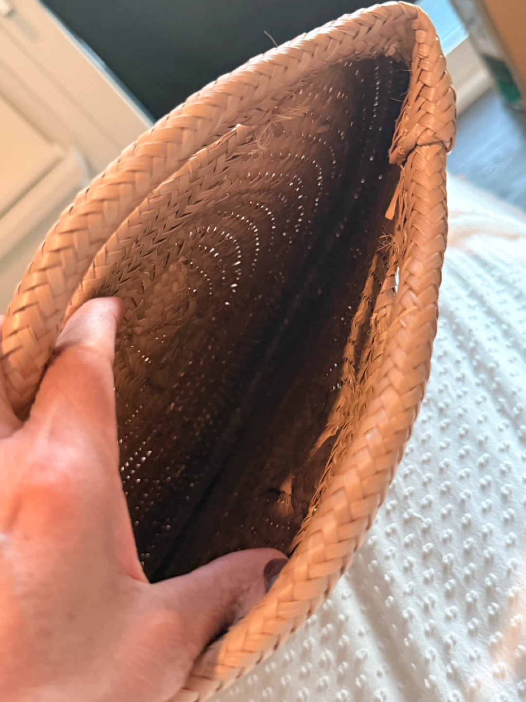 Natural Straw Round Bag - photo 4