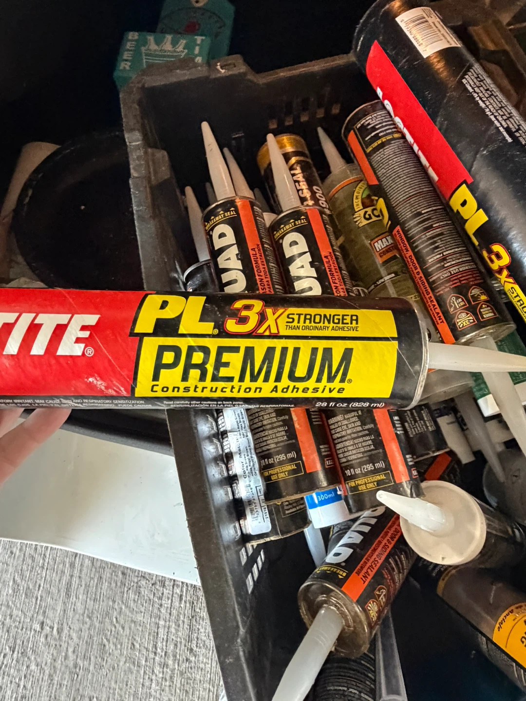 Loctite PL Premium Construction Adhesive & Quad Sealant Tubes - photo 3
